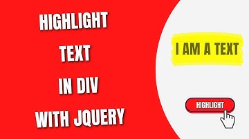 Highlight Text in Div onclick with jQuery [HowToCodeSchool.com[
