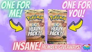 INSANE Pokémon Giveaways!! FIRST EDITION FOSSIL BOOSTER PACK!!! #giveaways #vintage #firstedition