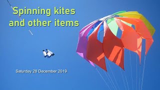Spinning kites and other items