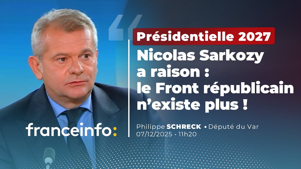 Le Front républicain n'existe plus ! Philippe Schreck sur Franceinfo TV