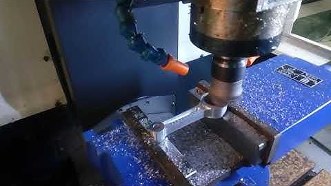 Cadncam india Facing operation on connecting rod by cnc vertical milling by Gaurav Sikri