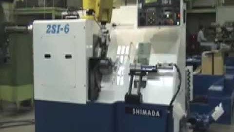 SHIMADA - 2SI-6/8  (with Robot, Parts pusher)