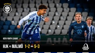 HJK Youth vs Malmö Youth 1-2 agg 5-3 - UEFA Youth League