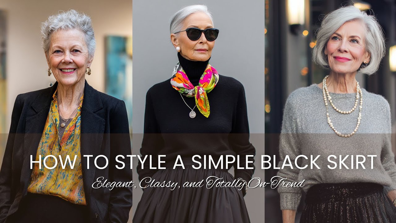 How to Style a Simple Black Skirt 🌟 Elegant, Classy, and Totally On-Trend 👠