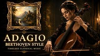 Adagio – Beethoven Style Relaxing Cello, Piano & Violin | Classical Music for Sleep & Relaxation