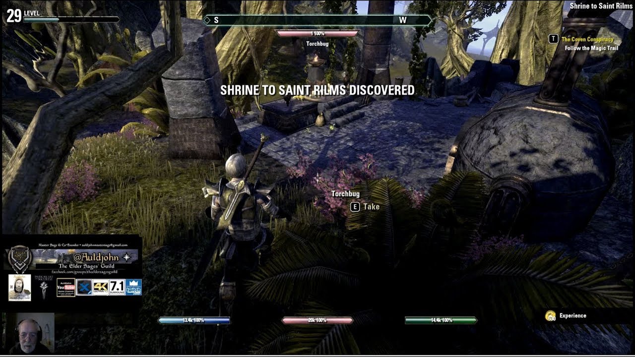 ESO Greymoor Prologue, Coven Conspiracy St Rilms Shrine & Vale of the Ghost Snake YouTube