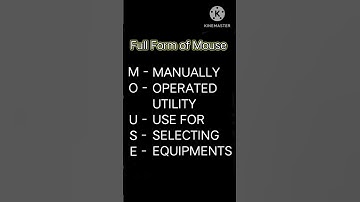 Full Form of Mouse #computerskills #computer #fullform #mouse #shorts #ytshorts
