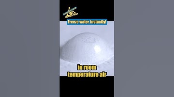 Will dry ice freeze water instantly? | Science Max #shorts