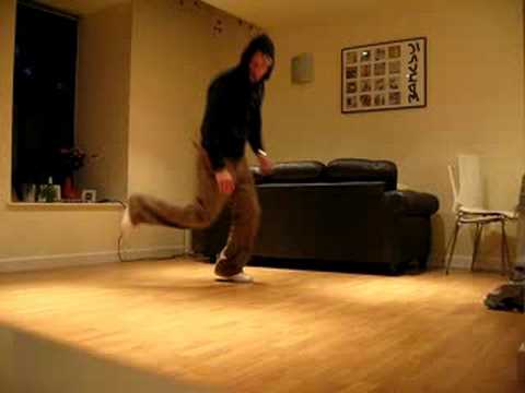 Jason Nichols - Breakdancing shuffle whilst cleanin' ze pad