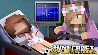 Minecraft Little Kelly : BABY ELLIE IS IN A COMA!!! (Roleplay)