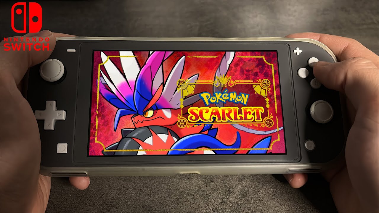 Pokemon Scarlet Nintendo Switch Lite Gameplay - YouTube