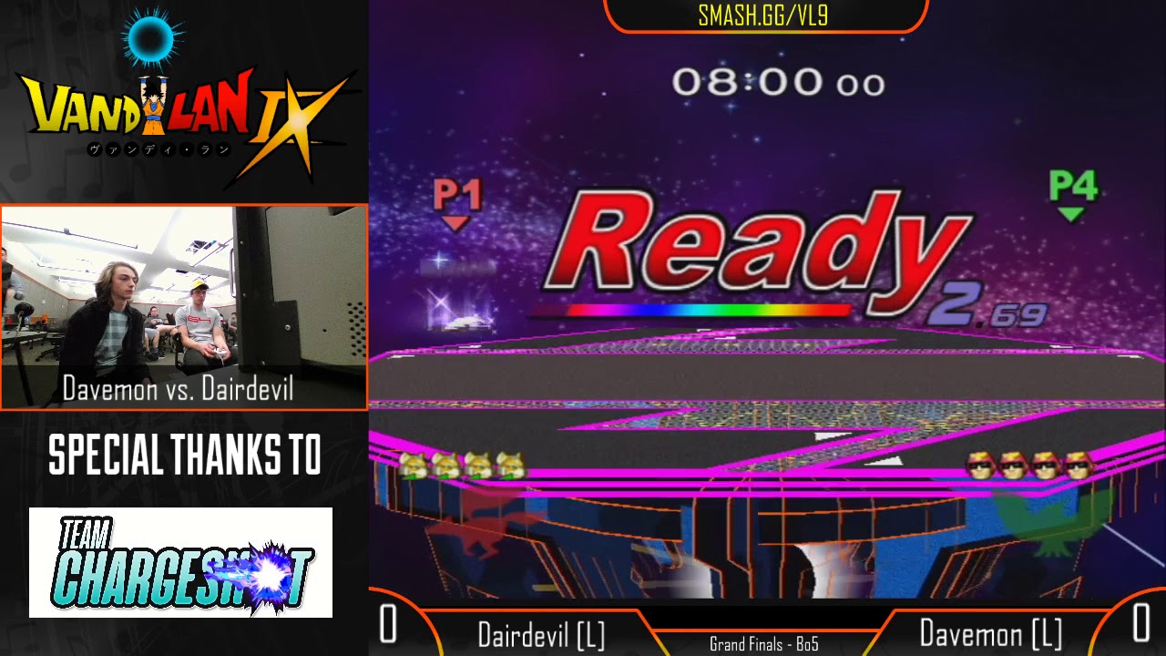 VL9 - Melee Singles - DairDeviL (Fox) VS Davemon (Falcon) - Grand Finals