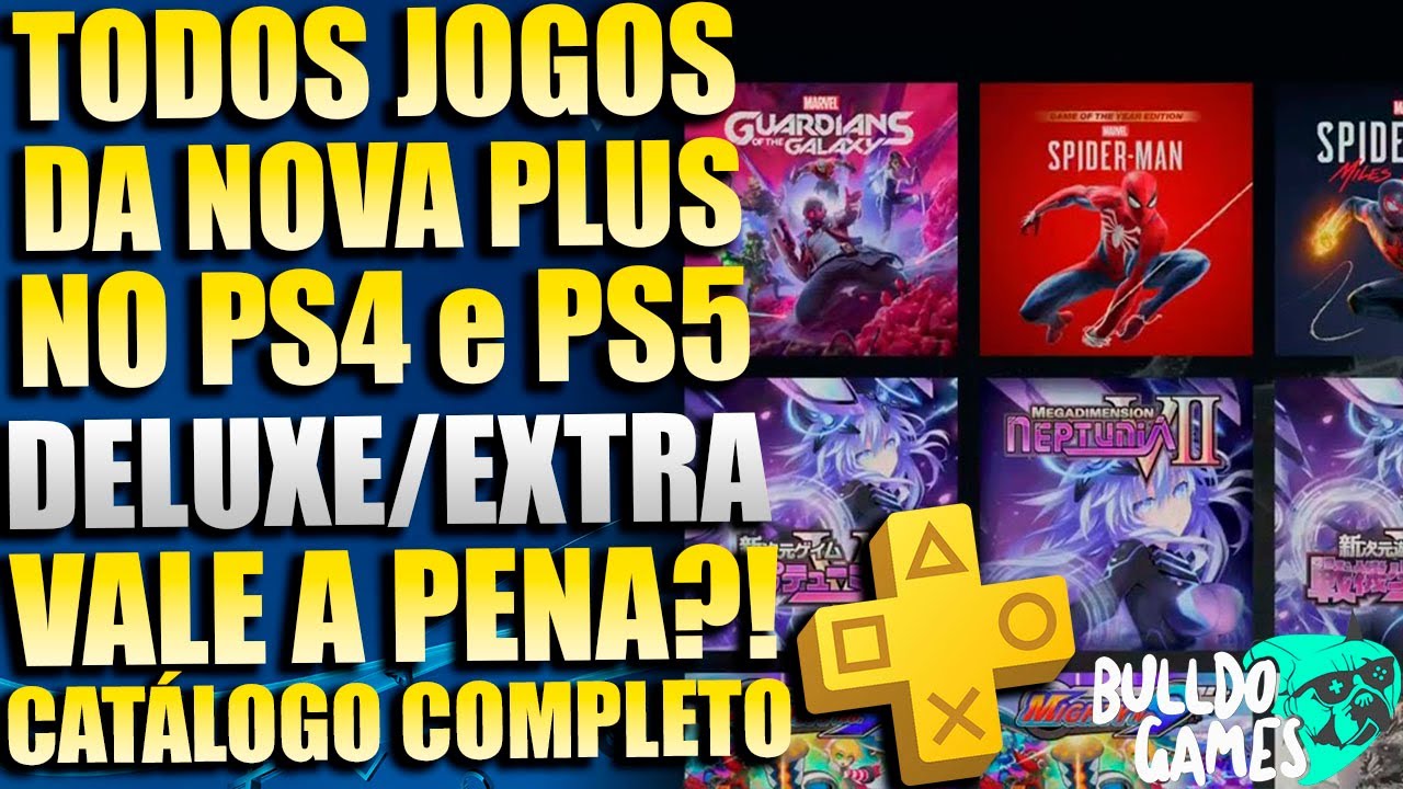 LISTA DE JOGOS GRÁTIS DA NOVA PS PLUS EXTRA REVELADA !!! NOVA PLUS PIOR QUE  PS NOW !!! DEU TRETA 