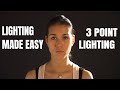 photography tips and techniques: 3 point lighting