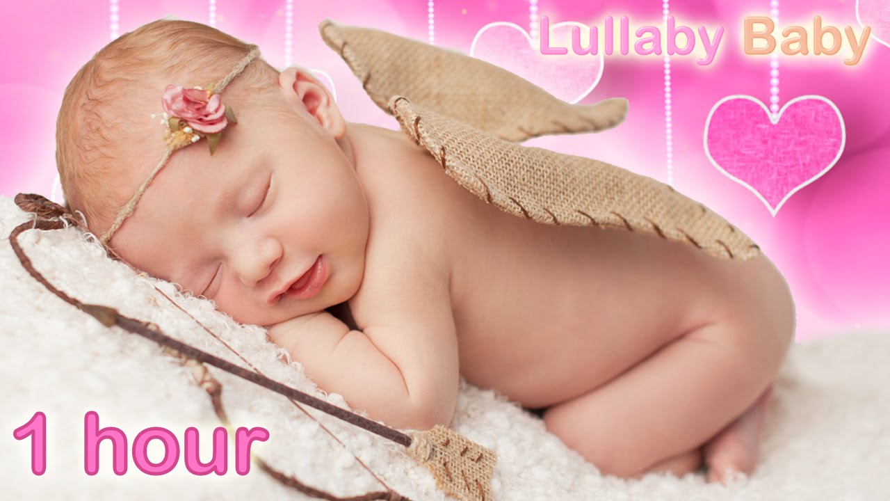 ☆ 1 HOUR ☆ HARP Music Instrumental ♫ Peaceful LULLABIES for babies to go to sleep ☆ Baby Music