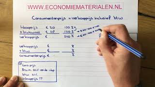 Consumentenprijs Berekenen (Economiematerialen) - Youtube