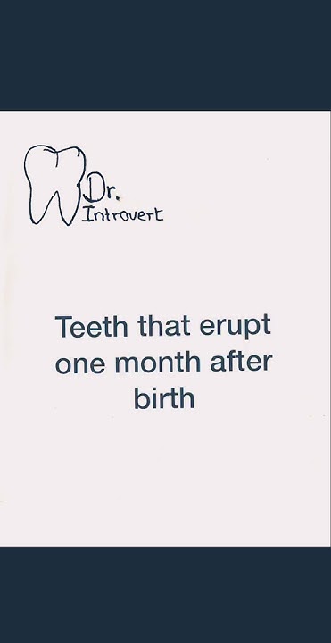 Difference Between Natal And Neonatal Teeth YouTube difference-between-natal-and-neonatal-teeth-youtube