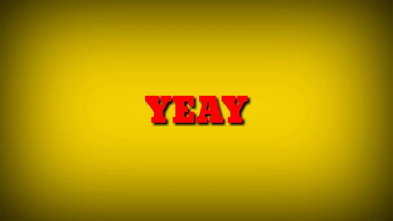 Sound Effect?YEAY YouTube