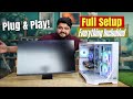 ⚡ Best Gaming Full Setup 2025 | Custom PC Build + Dell 2K Borderless Monitor