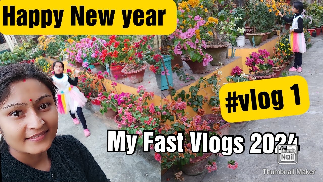 My fast vlog 2024 🌹 Happy New year 2024#vlog1 #myfirstvlog - YouTube