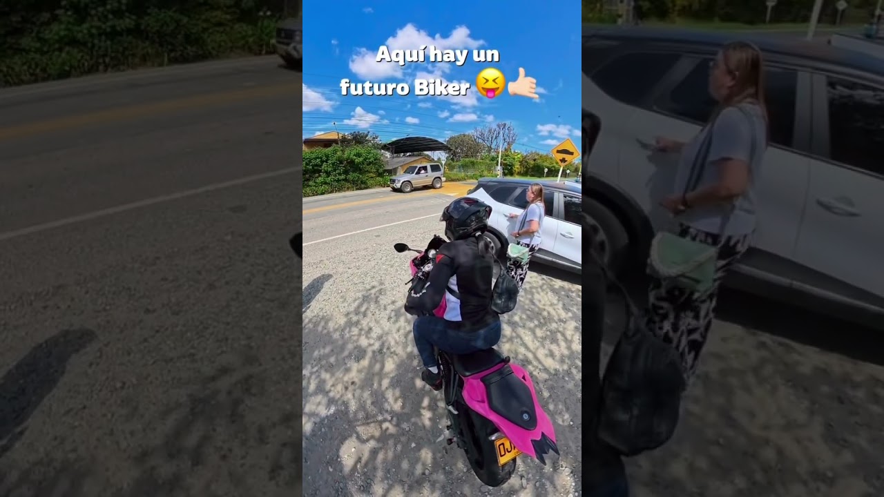 Aquí ya sabemos quién va a ser un Biker 😝🤙🏻 
