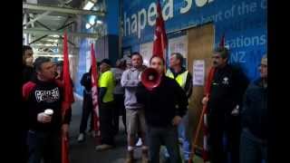 Grocon picket in Sydney - speech from Leo Skourdoumbis, CFMEU FFPD assistant national secretary