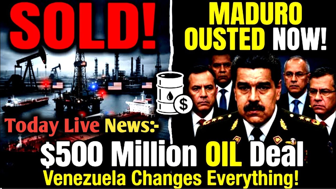 $500M Oil Deal: U.S. Sells Venezuelan Crude After Maduro Falls!