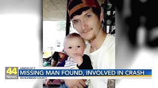 Missing Greenville Man Found in Serious Condition After Crash