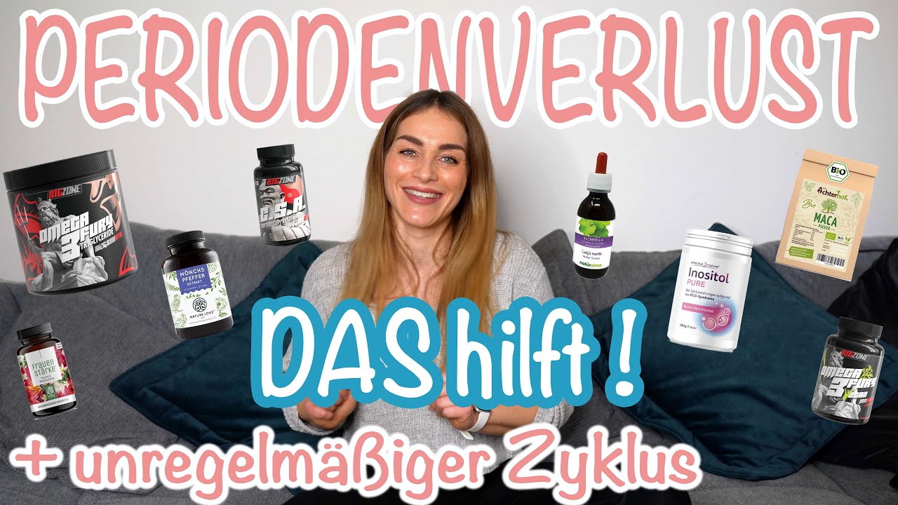 KEINE oder unregelmäßige Periode?! DAS kann helfen! (Periodenverlust/Amenorrhoe)