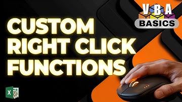 How To Customize The Right Click Menu In Excel + FREE Template