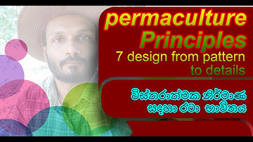 permaculture Principles 7 - design from pattern to details