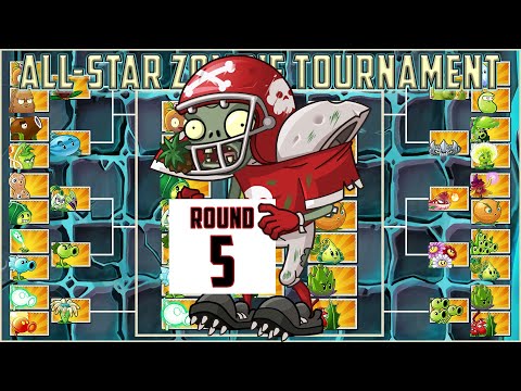 The All-Star Zombies Tournament - Round 5 | Plants vs Zombies 2 Epic Tournament - Level 6