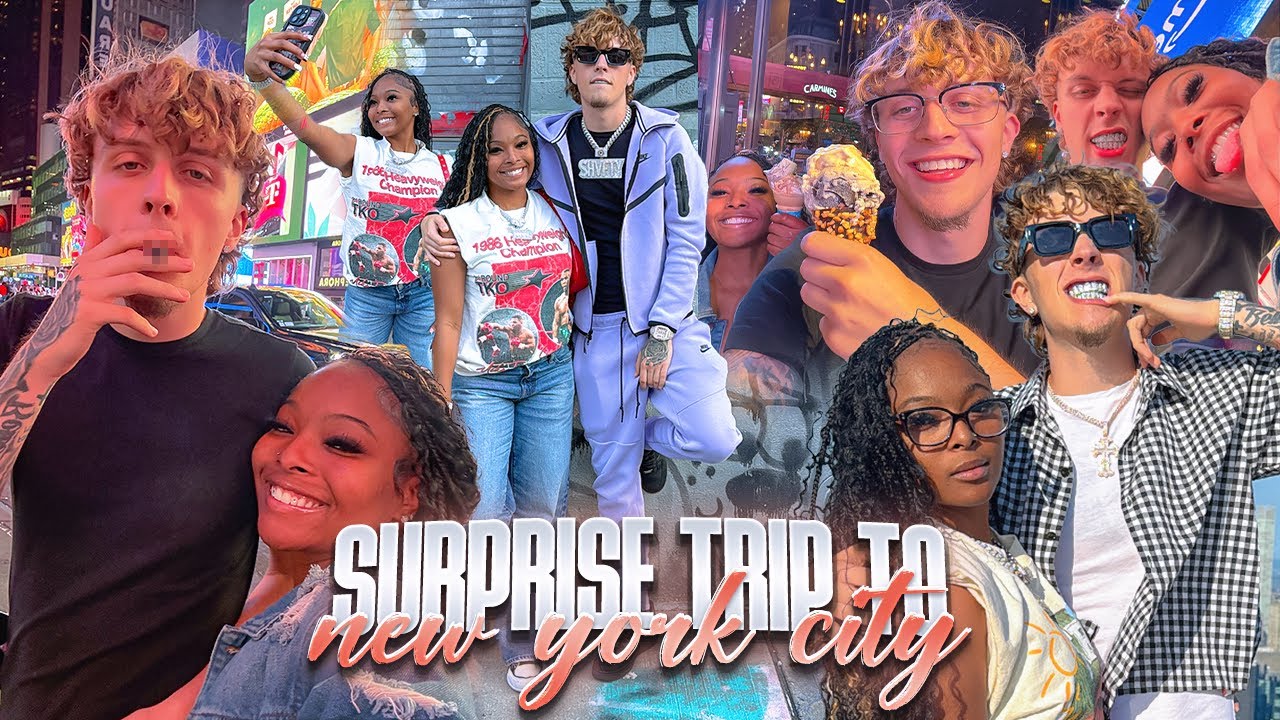 SURPRISING MY GIRLFRIEND WITH A TRIP TO NEW YORK..😍 