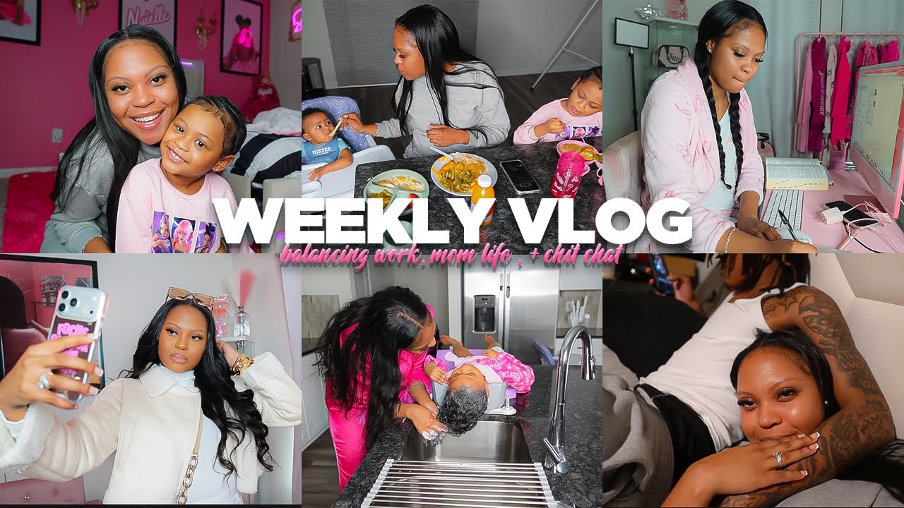 WEEKLY VLOG: balancing content & mom life, chitchat grwm, shopping & getting back to myself ♡