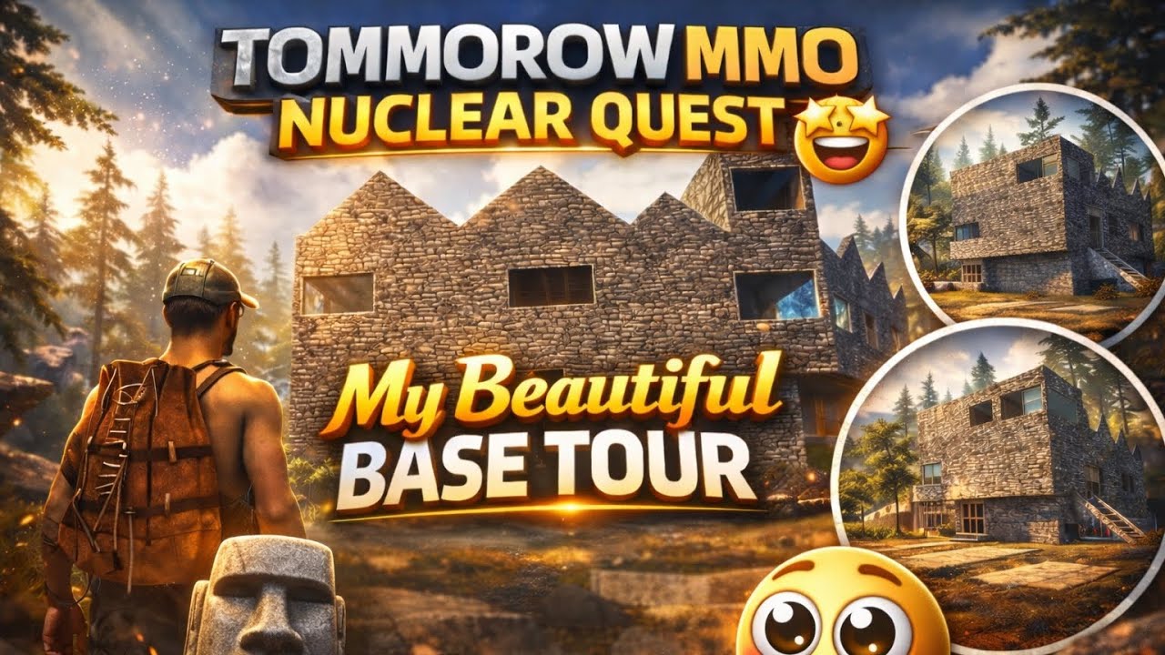 🎮 Tomorrow MMO Nuclear Quest ☢️🛡️⚔️  My base tour 😳🤩🗿