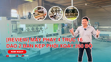 [Review] Máy Phay 4 Trục 16 Dao 2 Bàn Kẹp Phôi Xoay 360 Độ.