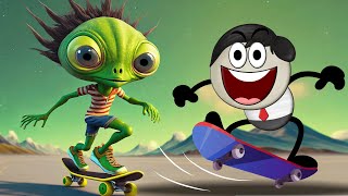 What if we Converted into an Alien? + more videos | #aumsum #kids #cartoon #whatif