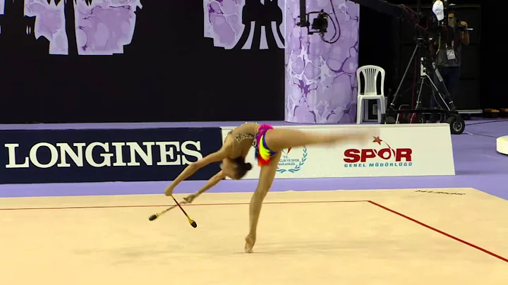 Margarita Mamun (RUS) - Clubs Final - 2014 World Rhythmic Gymnastics Championships