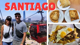 Food Tour & Exploring Santiago de Chile | Chile Travel Vlog