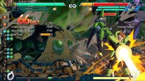 Jiren Solo Corner Loop. 5K Damage, 2 Bars Built --- Dragon Ball FighterZ