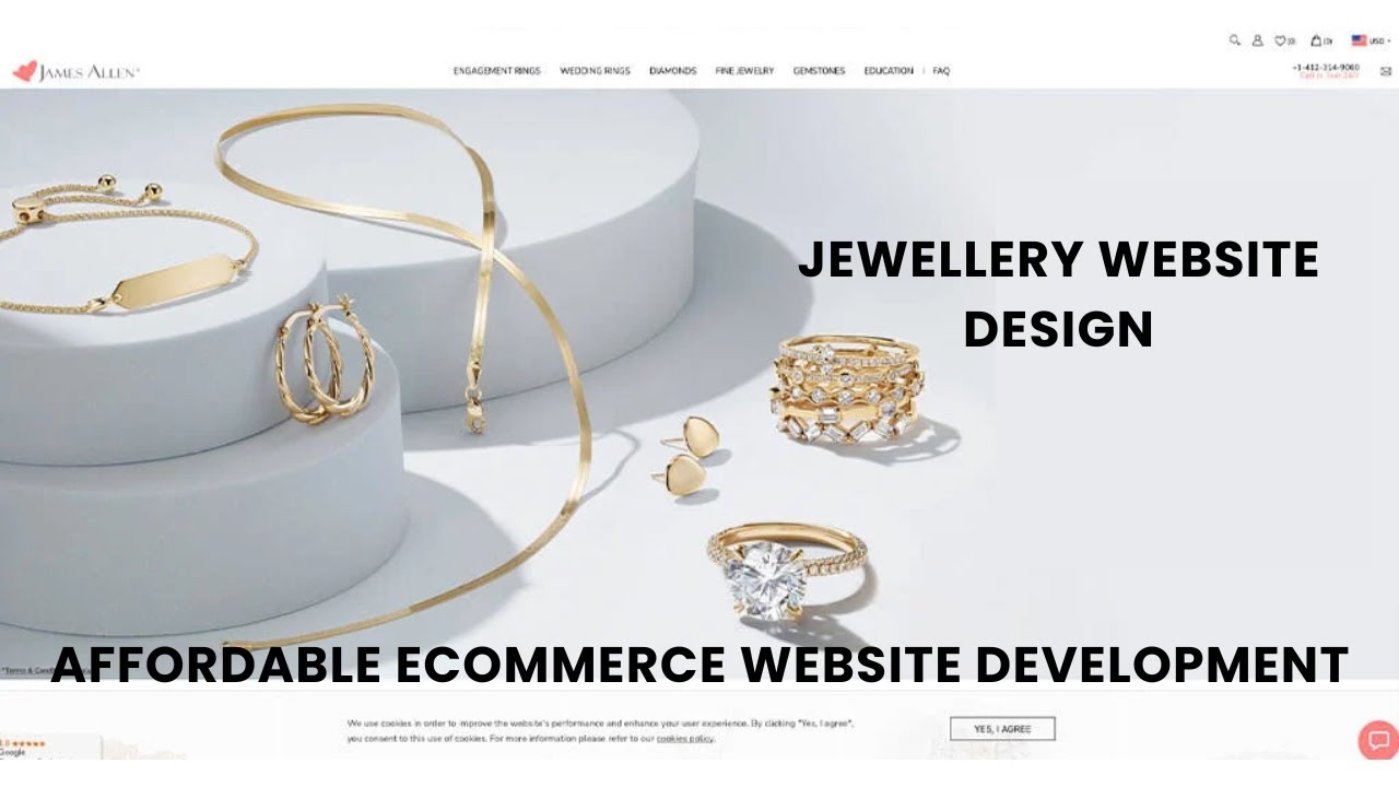 Affordable eCommerce Website Development || Jewelers Shop Website Design || DIGISERVE