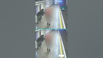 Man jailed for life after pushing stranger onto tube tracks #itvnews itvnews ITV News