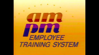 1991 ARCO ampm Employee Training System Video (Laserdisc)