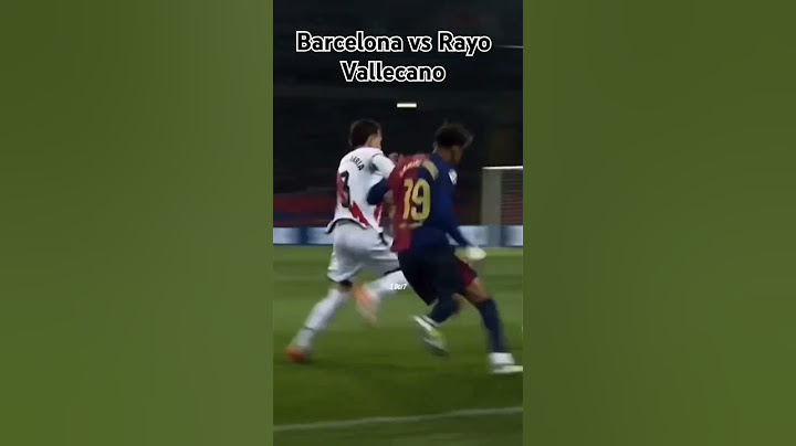 Barcelona 1 vs Rayo Vallecano 0      #football