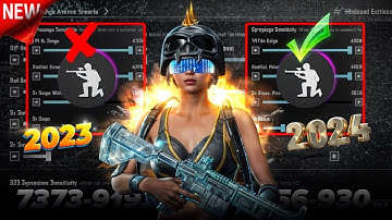 NEW UPDATE 3.4❤️BEST SENSITIVITY CODE + CONTROL SETTINGS BGMI/PUBG MOBILE