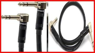 Monoprice Premium 1/4" TRS Patch Cable Review: Reliable Sound Connection with 90-Degree Connectors