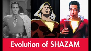 Evolution of Captain Marvel/Shazam in movies, cartoons & TV (1941-2019)