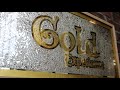 2 TONE GOLD MAKING GOLD LEAF GLASS SIGN - ART　(ASMR)