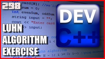 C++ University course - Luhn algorithm