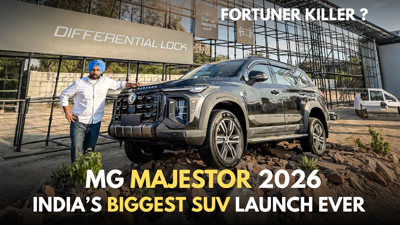 MG MAJESTOR | INDIA’s BIGGEST | SUV CAR | LAUNCH EVER 😱 
